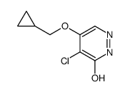 5-chloro-4-(cyclopropylmethoxy)-1H-pyridazin-6-one Structure