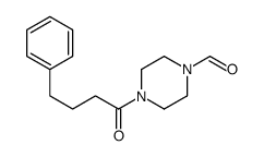 4-(4-phenylbutanoyl)piperazine-1-carbaldehyde结构式