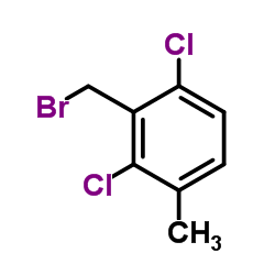 2-(Bromomethyl)-1,3-dichloro-4-methylbenzene结构式