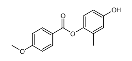 (4-hydroxy-2-methylphenyl) 4-methoxybenzoate结构式
