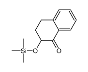 2-trimethylsilyloxy-3,4-dihydro-2H-naphthalen-1-one结构式