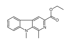 ethyl 1,9-dimethylpyrido[3,4-b]indole-3-carboxylate Structure