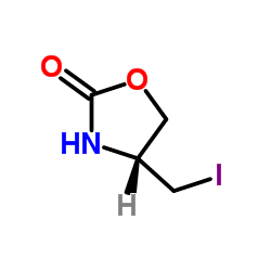 (R)-4-碘甲基噁唑林-2-酮结构式