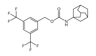 3,5-bis(trifluoromethyl)benzyl adamantan-1-ylcarbamate Structure