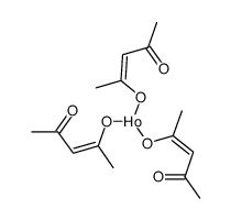 乙酰丙酮钬结构式