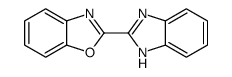 2-(1H-benzimidazol-2-yl)-1,3-benzoxazole结构式