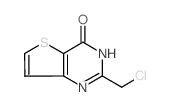 2-(氯甲基)噻吩并[3, 2-d]嘧啶-4(3H)-酮结构式