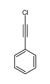 (Chloroethynyl)benzene Structure