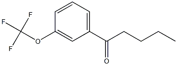 1-(3-TRIFLUOROMETHOXY-PHENYL)-PENTAN-1-ONE结构式