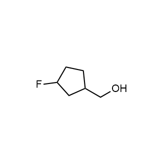 (3-Fluorocyclopentyl)methanol Structure