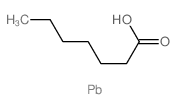 Heptanoic acid,lead(2+) salt (2:1)结构式