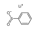 lithium benzenesulfinate Structure