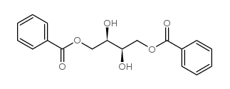 (2R,3R)-二苯甲酸-(1,2,3,4-丁四醇)-1,4-二酯结构式