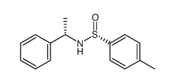 (-)-(S)(C)-(R)(S)-N-(1-Phenylethyl)-p-toluolsulfinamid Structure