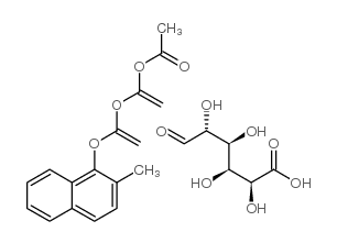 Methyl Tri-O-acetyl-1-naphthol Glucuronate Structure