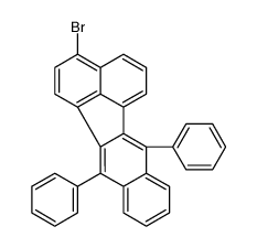 3-溴-7,12-二苯基苯并[k]荧蒽结构式