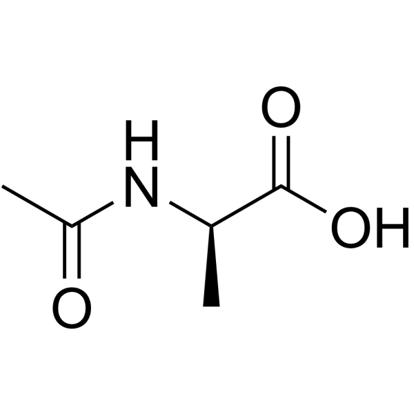 N-乙酰-D-丙氨酸结构式