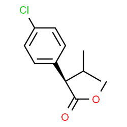 Benzeneacetic acid, 4-chloro-a-(1-Methylethyl)-, Methyl ester, (R)- Structure