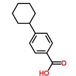 4-Cyclohexylbenzoic acid Structure