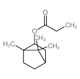 Borneol, propionate结构式