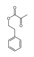 2-phenylethyl 2-oxopropanoate结构式