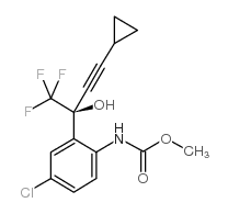 [4-Chloro-2-[(1S)-3-cyclopropyl-1-hydroxy-1-(trifluoromethyl)-2-propynyl)phenyl]carbamic Acid Methyl Ester structure