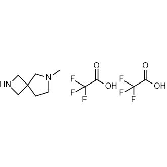 6-甲基-2,6-二氮杂螺[3.4]辛烷双(三氟乙酸)结构式