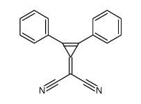 2-(2,3-diphenylcycloprop-2-en-1-ylidene)propanedinitrile结构式