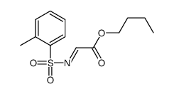 butyl 2-(2-methylphenyl)sulfonyliminoacetate Structure