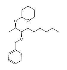 (2R,3R)-3-benzyloxy-2-tetrahydropyranyloxynonane Structure