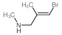 Allylamine,3-bromo-N,2-dimethyl-, (E)- (8CI)结构式