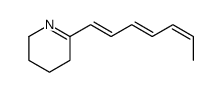 2-[(1E,3E,5E)-Hepta-1,3,5-trienyl]-3,4,5,6-tetrahydropyridine结构式