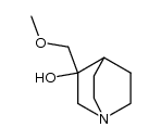 3-Methoxymethylquinuclidine-3-ol Structure