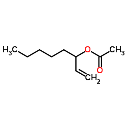 1-辛烯-3-醇乙酸酯结构式