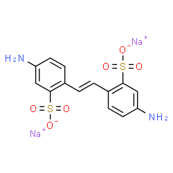 sodium 4,4'-diaminostilbene-2,2'-disulphonate Structure