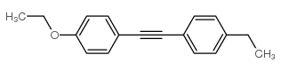 1-乙氧基-4-(2-(4-乙基苯基)乙炔)苯结构式