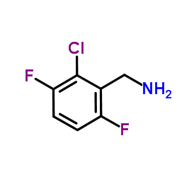 (2-Chloro-3,6-difluorophenyl)methylamine structure