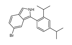 6-bromo-1-[2,4-di(propan-2-yl)phenyl]-2H-isoindole结构式
