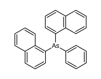 di-[1]naphthyl-phenyl-arsine Structure
