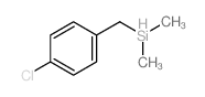 (4-chlorophenyl)methyl-dimethyl-silicon Structure