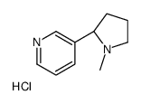 Nicotine hydrochloride Structure