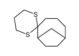 spiro[1,3-dithiane-2,5'-bicyclo[4.2.1]nonane]结构式