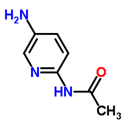 2-乙酰氨基-5-氨基吡啶结构式
