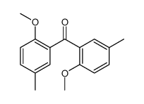 bis(2-methoxy-5-methylphenyl)methanone结构式