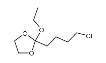 2-(4-chlorobutyl)-2-ethoxy-1,3-dioxolane Structure