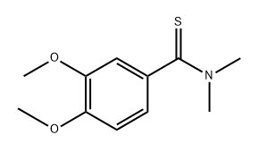 3,4-Dimethoxy-N,N-dimethylbenzothioamide Structure