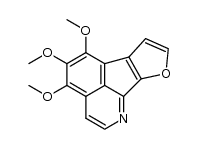 4,5,6-trimethoxyfuro[2',3':4,5]cyclopenta[1,2,3-ij]isoquinoline Structure