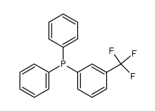 Diphenyl[3-(trifluormethyl)phenyl]phosphan结构式
