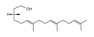 (6E,10E,R)-3,7,11,15-Tetramethyl-6,10,14-hexadecatrien-1-ol结构式