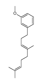 1-(4,8-dimethylnona-3,7-dienyl)-3-methoxybenzene结构式